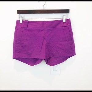 Purple J.Crew shorts